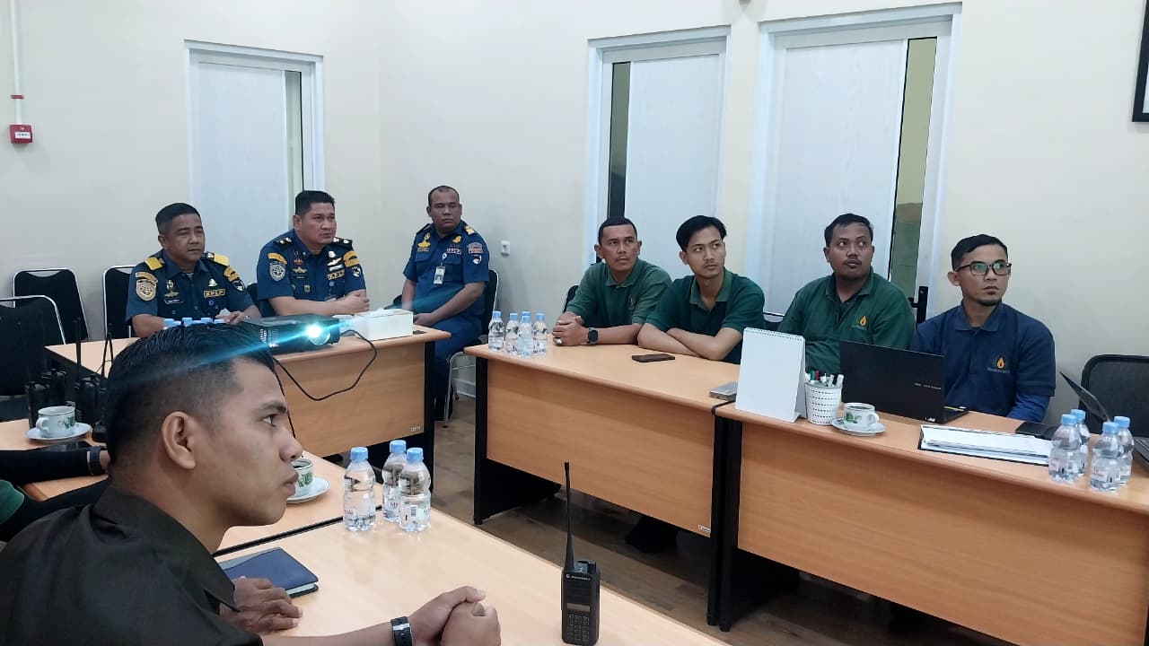 Kantor KSOP Kelas I Dumai menghadiri dan membuka Kegiatan Wet Drill dan Table Top Exercise PT. Sumber Tani Agung Oils And Fats